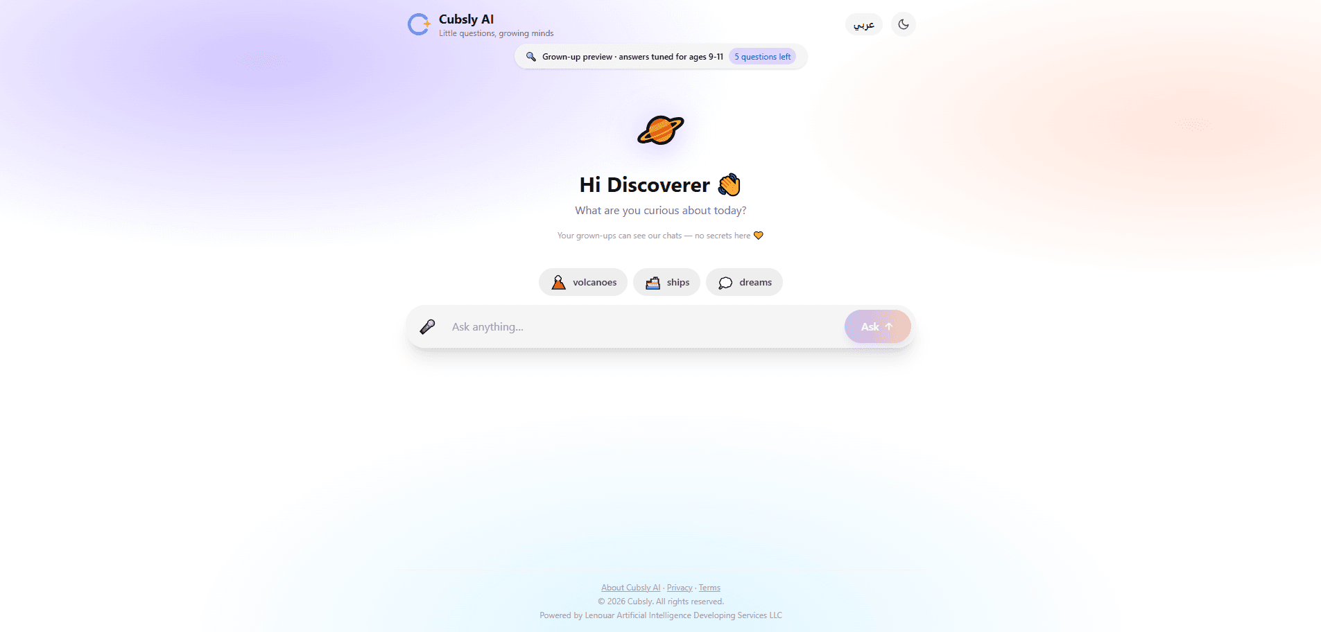 Cubsly AI preview